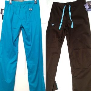 NWT ❇️ X-SMALL SCRUB PANTS BUNDLE NEW XS